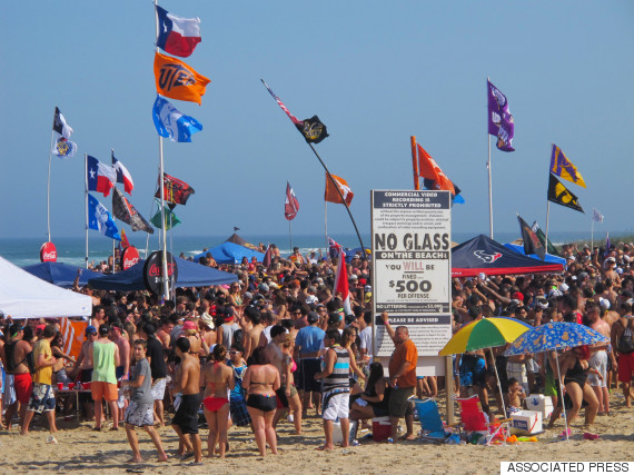 south padre island spring break