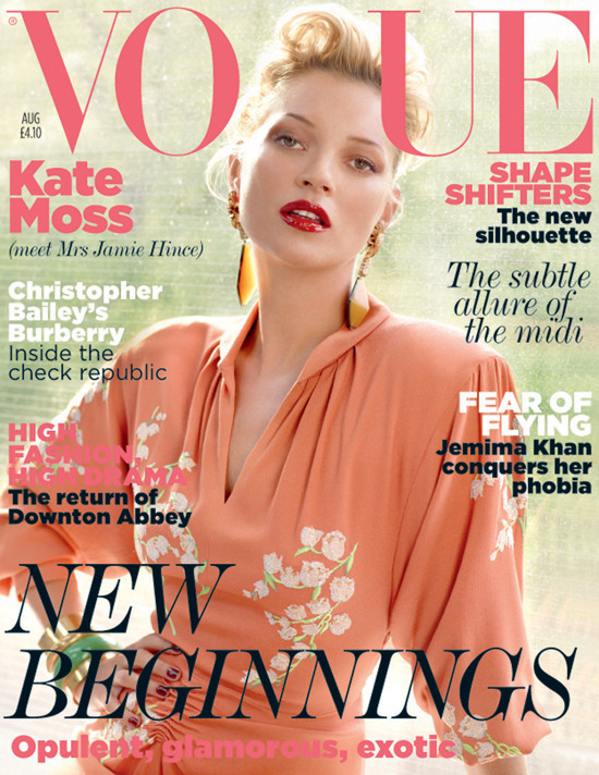 Kate Moss Covers British Vogue For First Post-Wedding Spread (PHOTOS ...