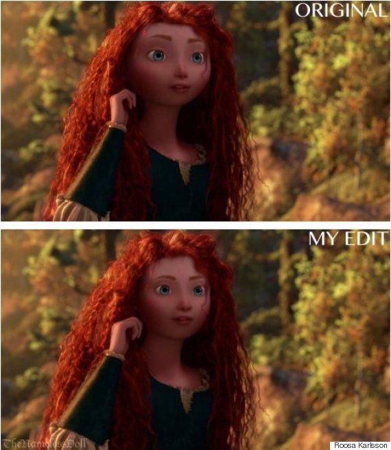 merida realistic face