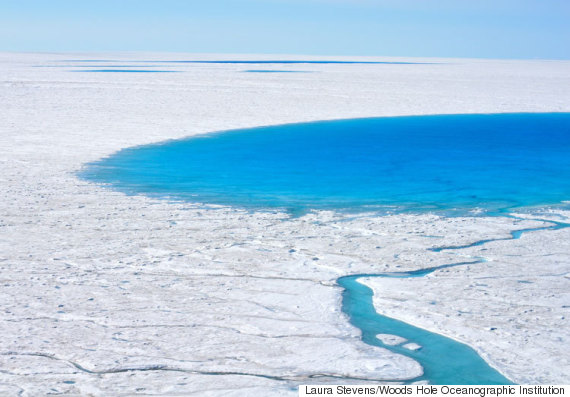 glacial lakes draining