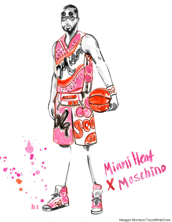 This What NBA Jerseys Would Look Like If They Were Created By Fashion Designers | HuffPost Life