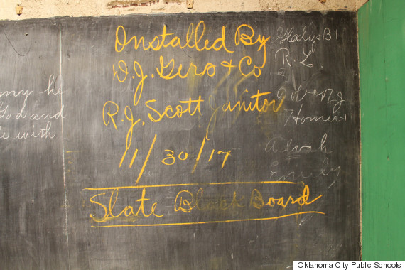 oklahoma chalkboard