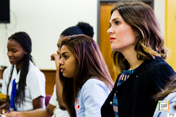 mandy moore with students