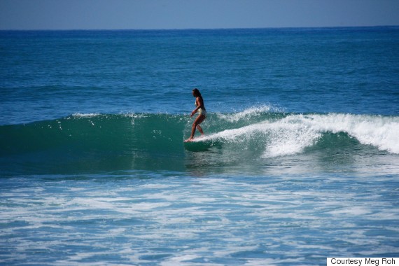 meg roh surfing