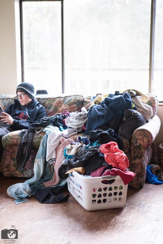 laundry pile