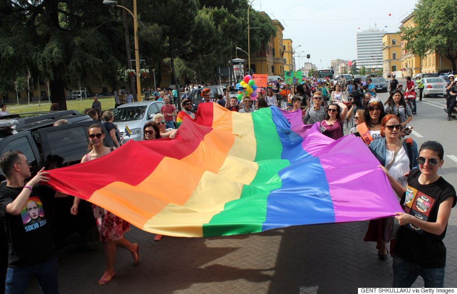 poland burning gay pride flag