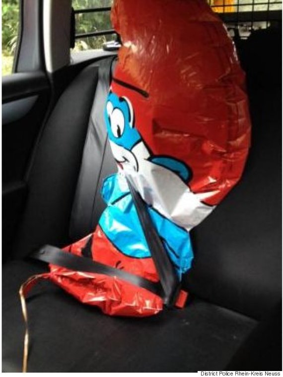 papa smurf balloon