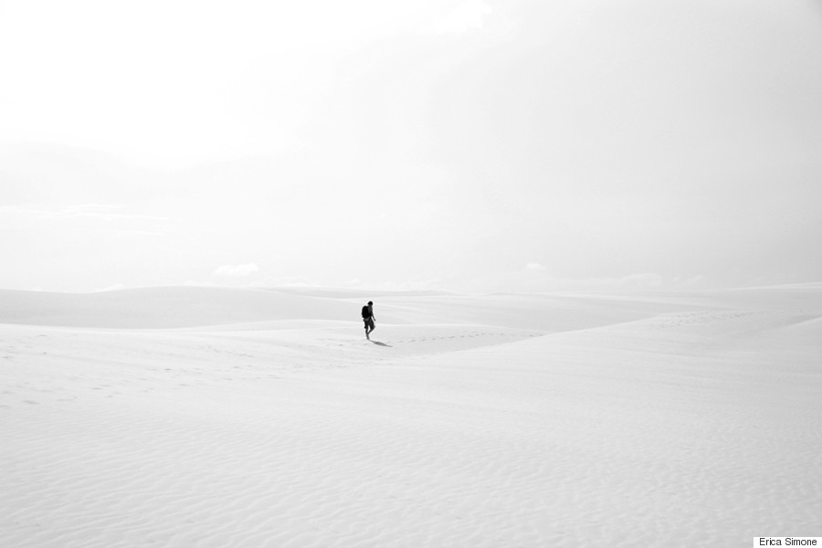 white desert