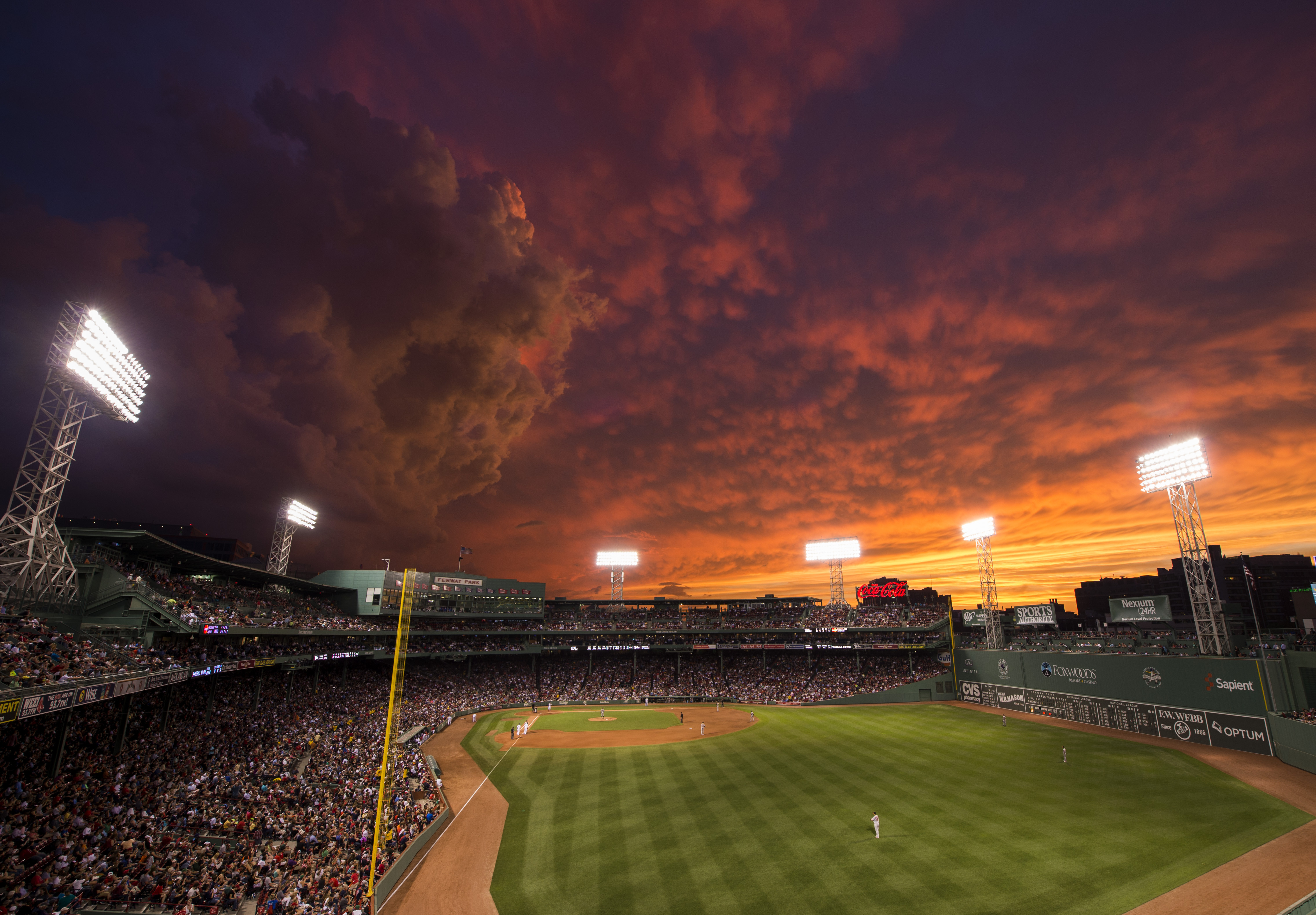 The Sunset Over Fenway Park Was Awe-Inspiring Last Night | HuffPost