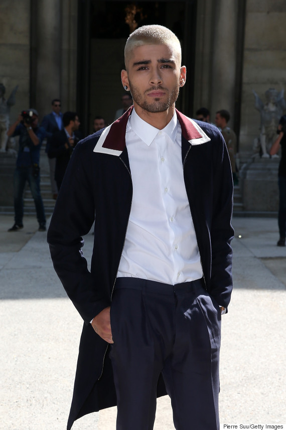 Zayn Malik Is The Latest Celeb To Go Platinum Blonde For Paris Fashion Week Huffpost 