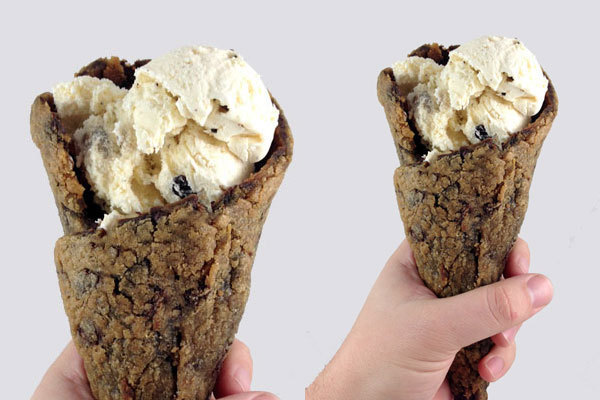 ice cream cookie cone