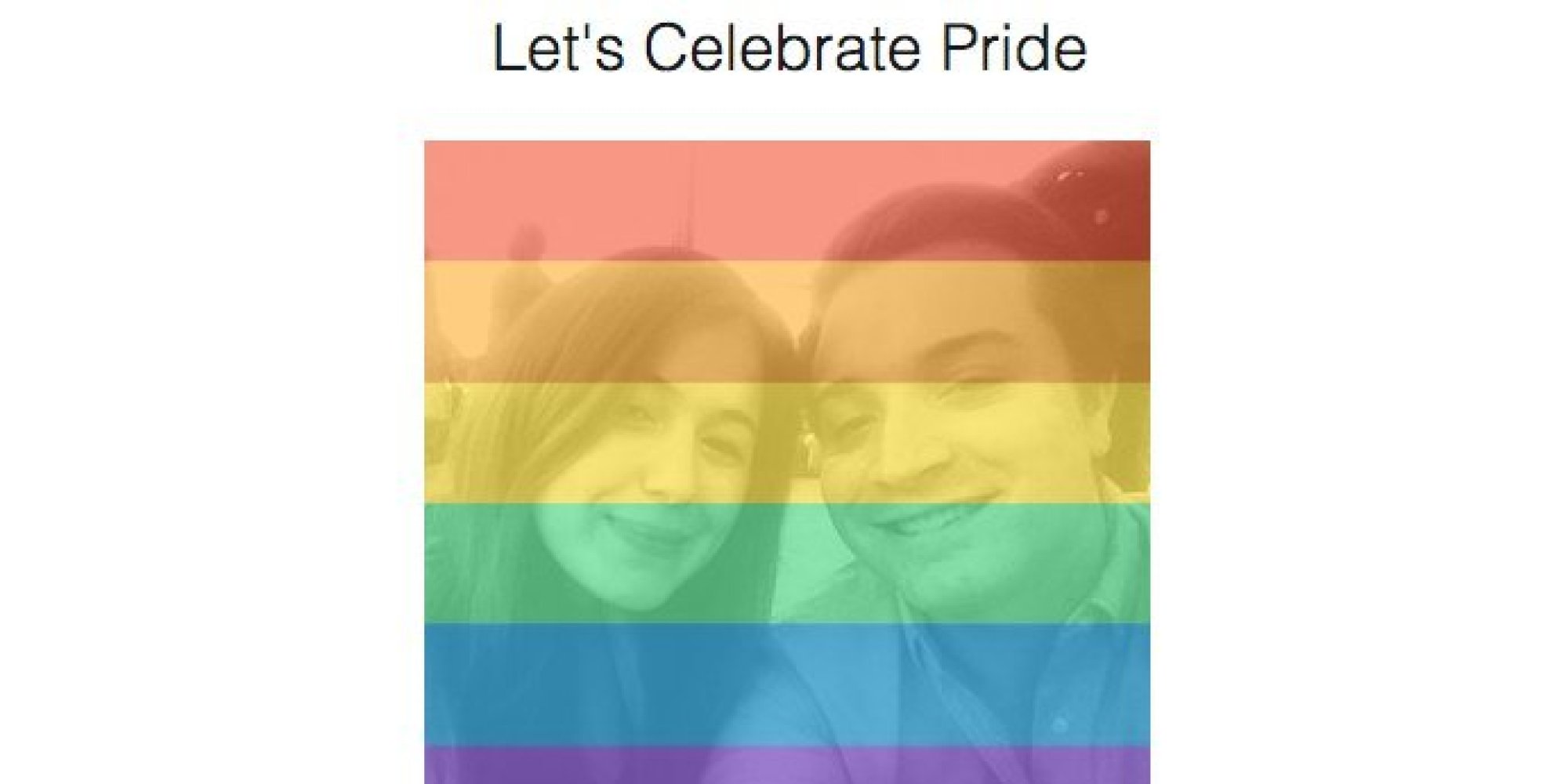 Facebook Will Rainbowify Your Profile Photo To Celebrate Marriage Equality....