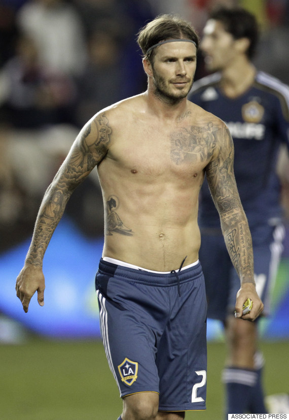 David Beckham Adds A Minions Tattoo To His Extensive Collection Of Body ...