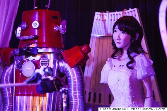 robot wedding