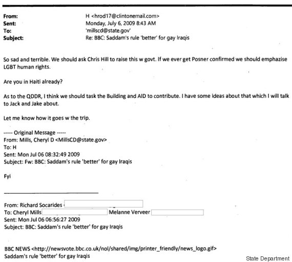 hillary email