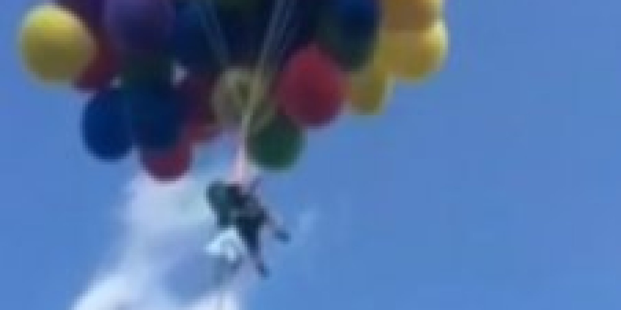 Man Attaches 110 Helium Balloons To Lawn Chair, Floats Over Calgary ...