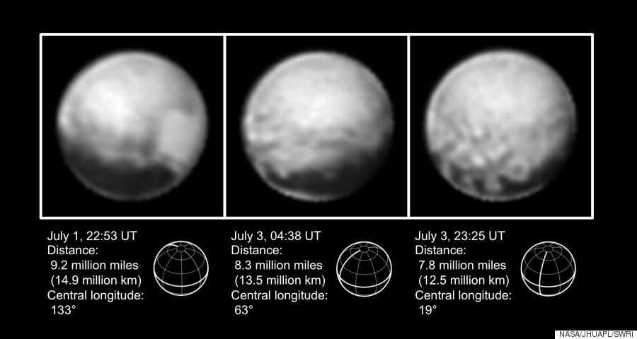 pluto dark spots