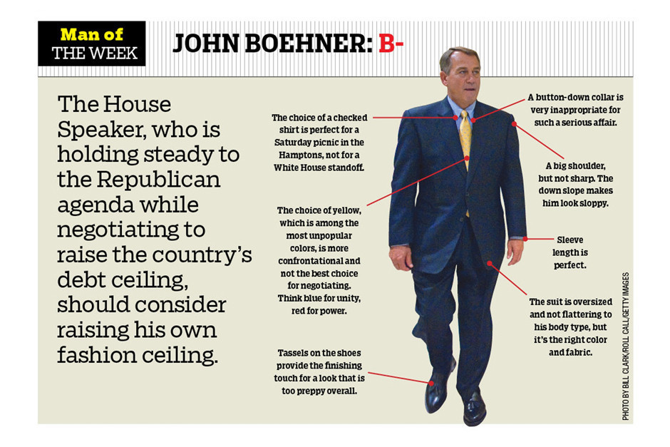 John Boehner Gets 'B-' For Fashion Choices By Women's Wear Daily (PHOTO ...