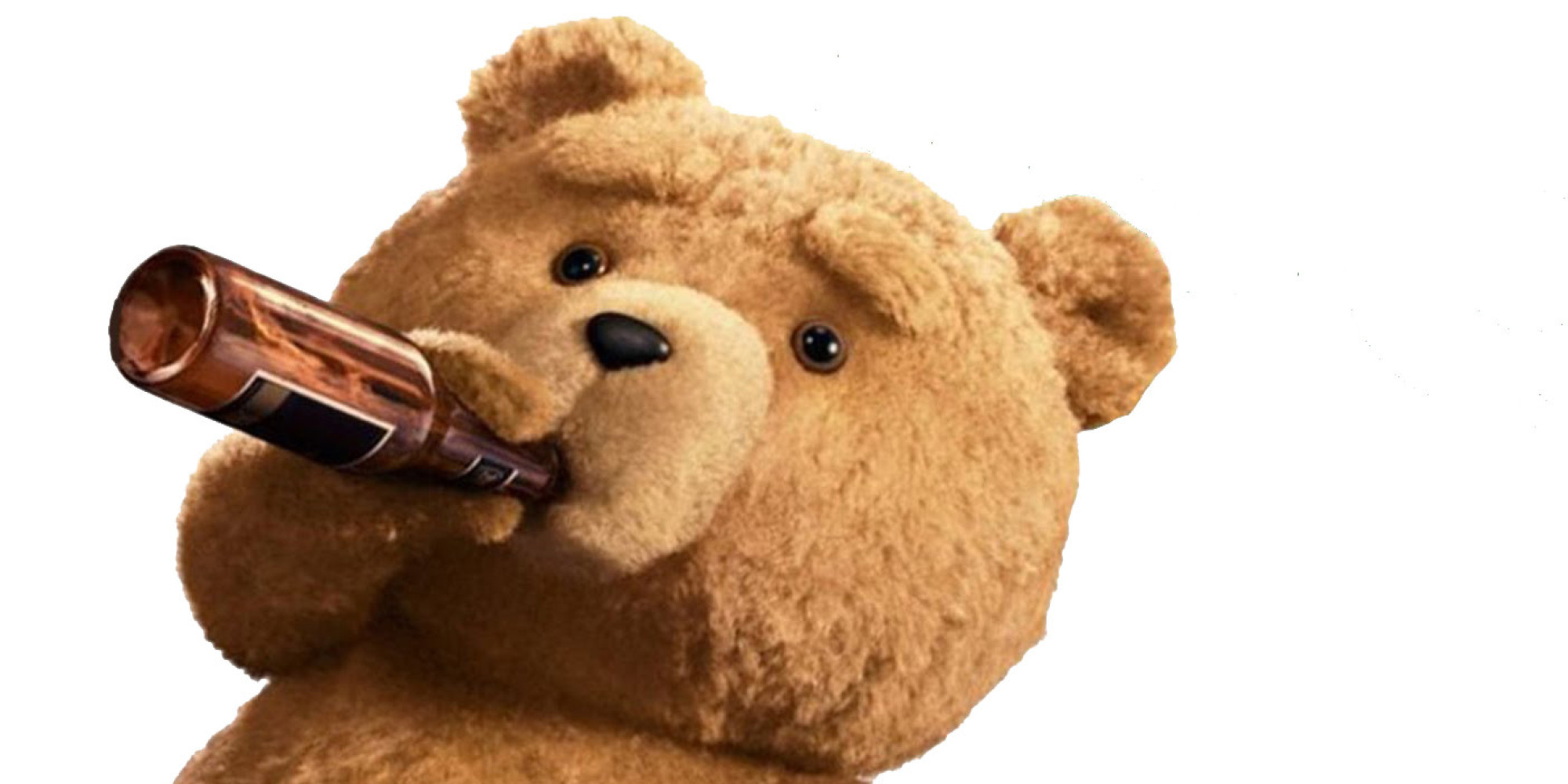 Медведь с бутылкой