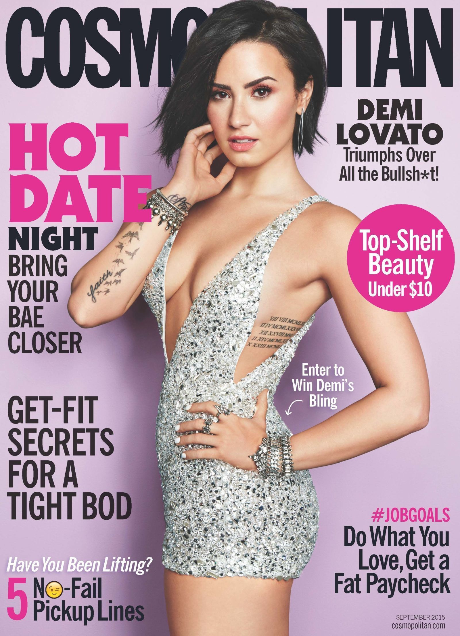 Demi Lovato defiende su sexy portada para la revista Cosmopolitan y pide  que no sea censurada | HuffPost Voices