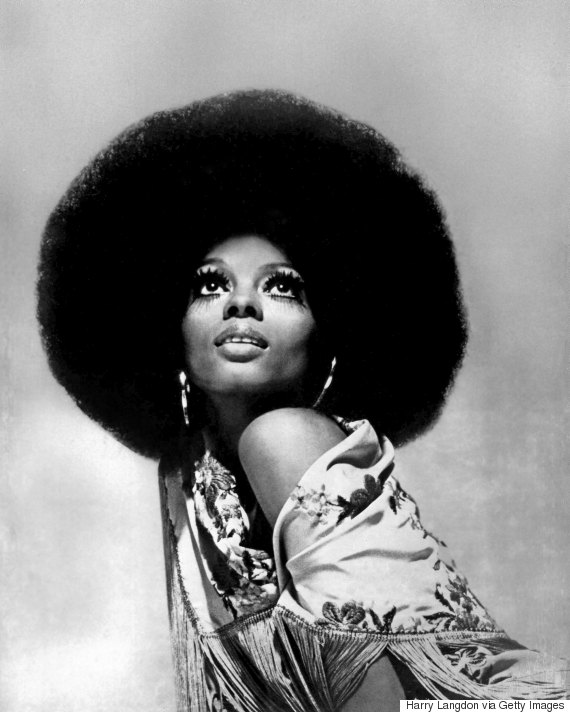 diana ross afro