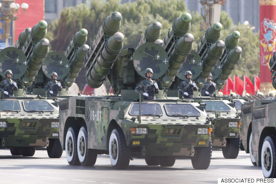 china military parade missiles