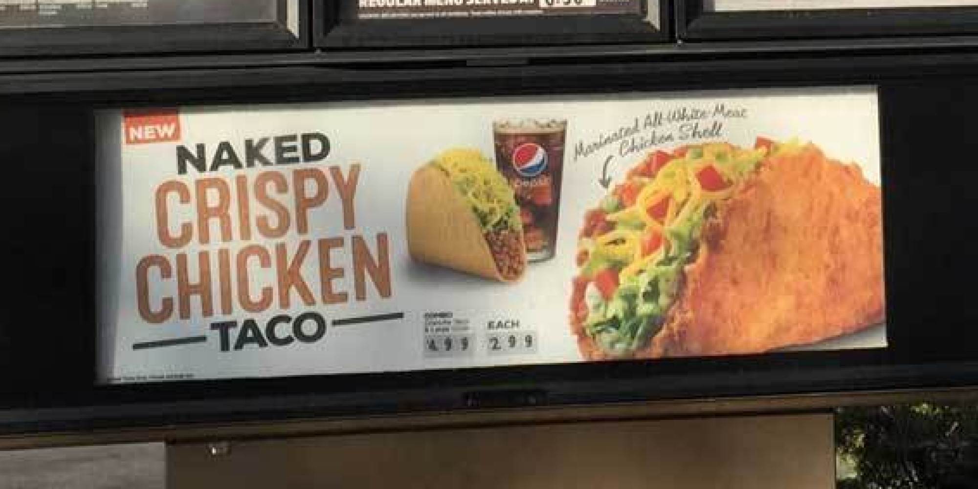 Look at Taco Bell's New 'Crispy Chicken' Taco Shell | HuffPost