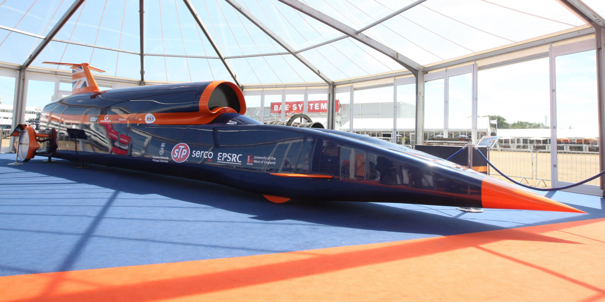 Сверхзвуковой автомобиль Bloodhound SSC