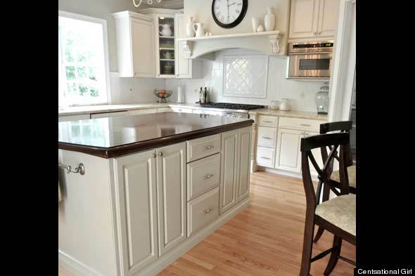 How To Paint Kitchen Cabinets Huffpost Life