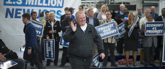 Rob ford pushes councillor video #2