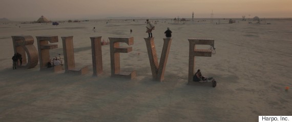 belief burning man