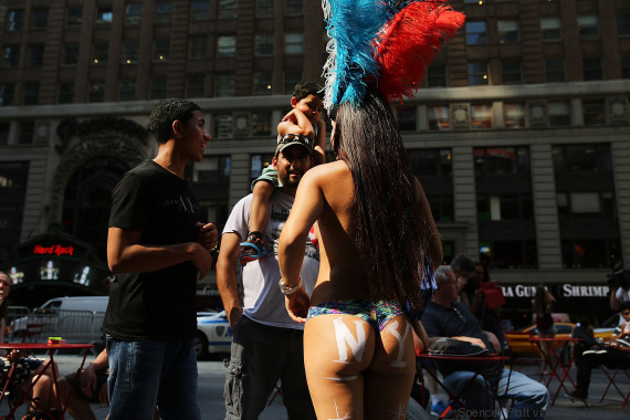 topless times square