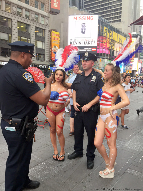 topless times square