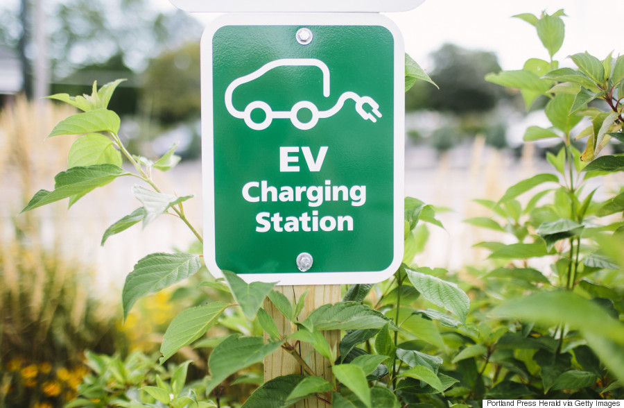 electric car charging station