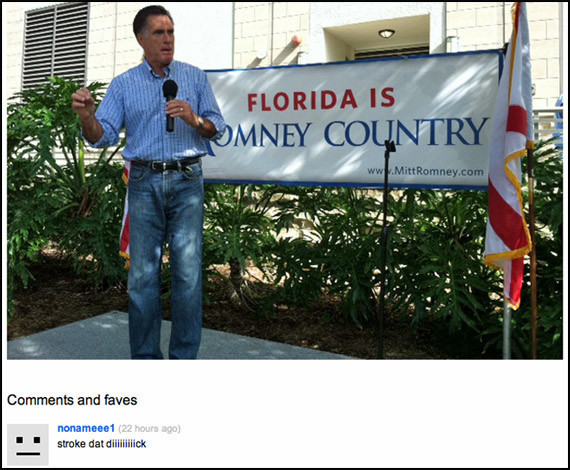 Mitt Romneys Flickr Comment Moderation Fail Picture Huffpost Entertainment 