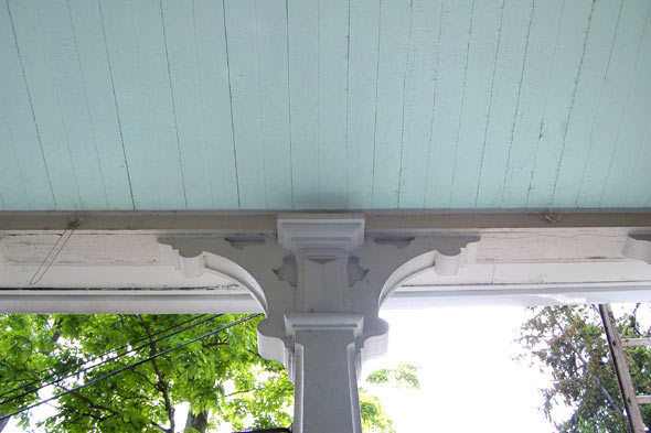 Color Diary Blue Porch Ceilings Huffpost Life