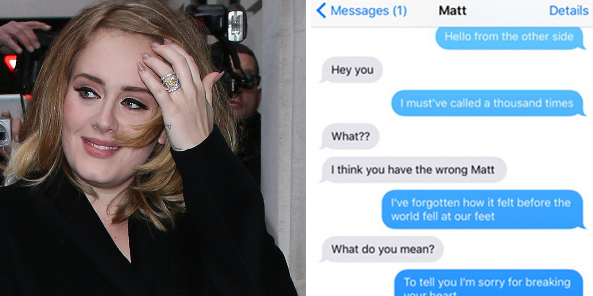 Woman Texts Ex-Boyfriend Using Only Adele Lyrics And We Can't Stop ...
