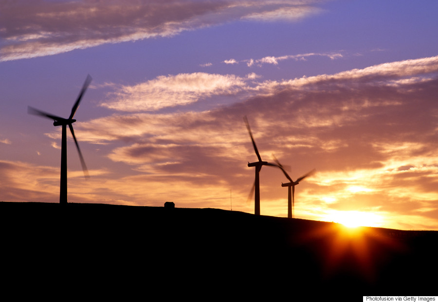 windmill sunrise