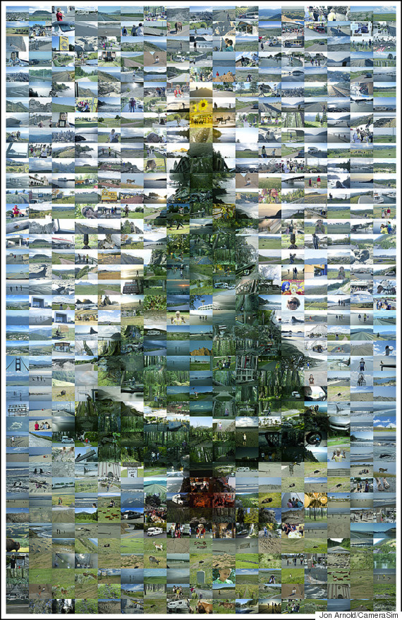 christmas tree mosaic