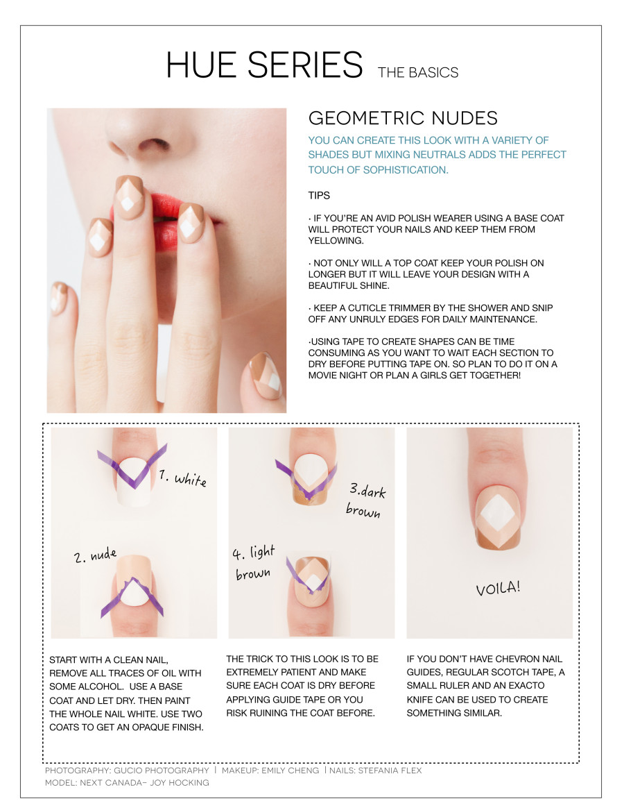 geometric manicure