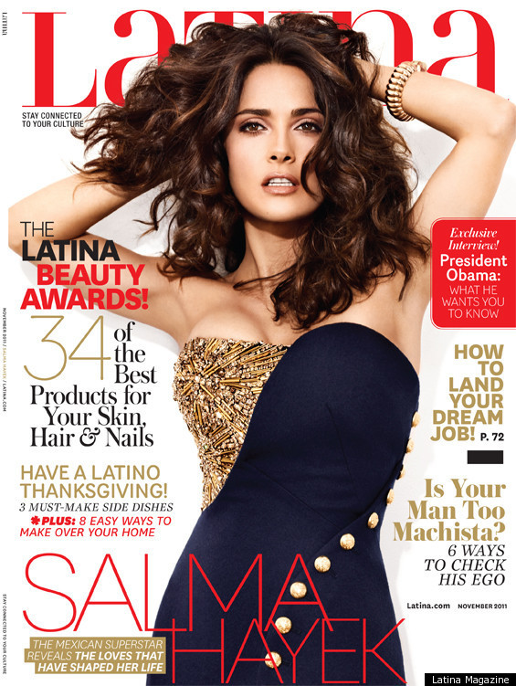 Salma Hayek Talks Beauty With Latina Magazine Photos Huffpost 