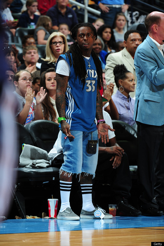 Lil Wayne wears Louis Vuitton Belts