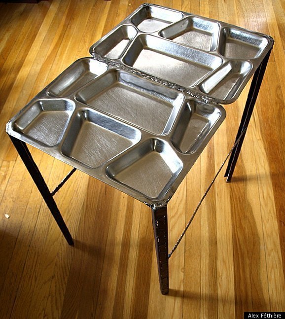 metal eating trays