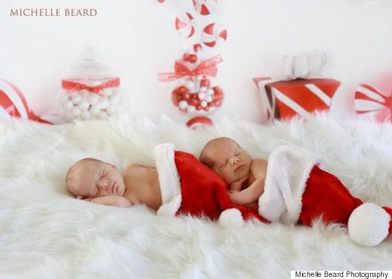 twins santa hat