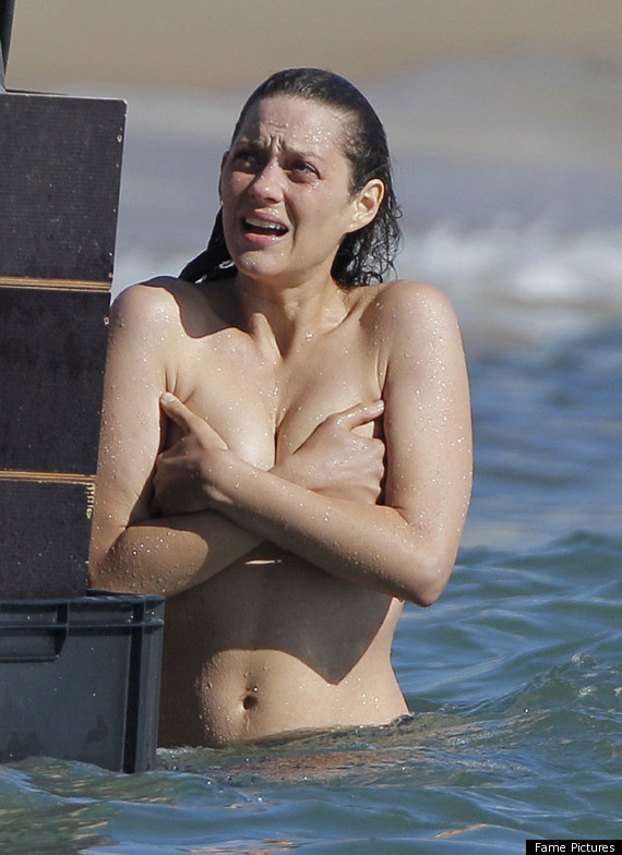 kaley cuoco wet and naked