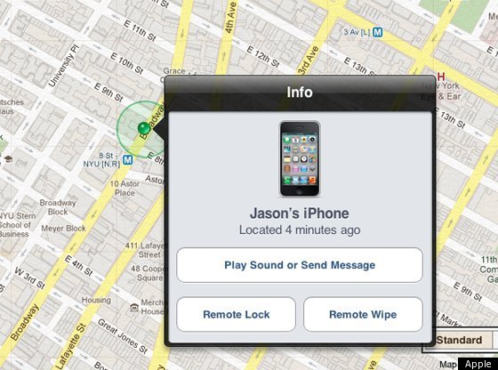 Удаление find my iphone