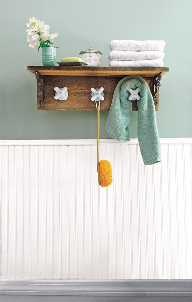 This Old House Salvage-Style Projects: Faucet Handle Towel Rack