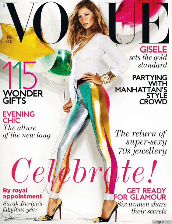 Gisele Covers Vogue UK's December Issue In Bright Pants (PHOTOS, POLL