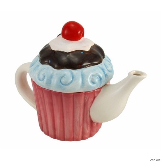 zeckos cupcake teapot