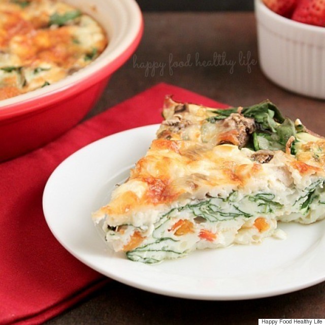 crustless eggwhite quiche